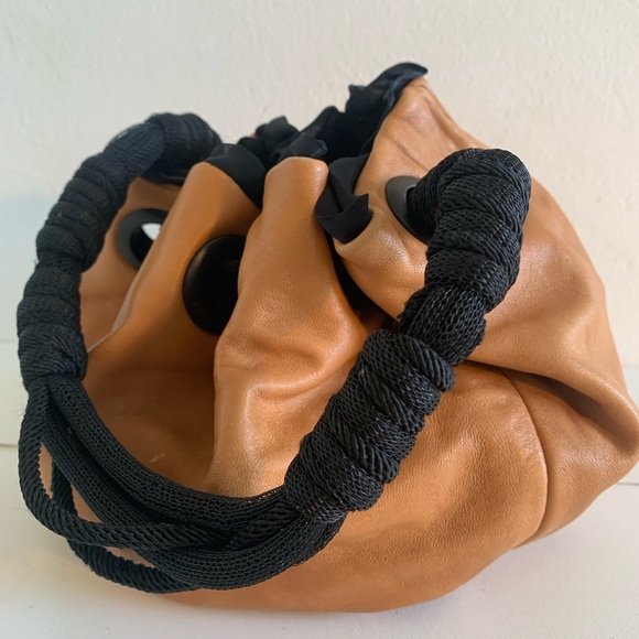 AllDressedUp Bag Brown Leather ,Shoulder and hand . Very cool ❤️ - Picture 3 of 4